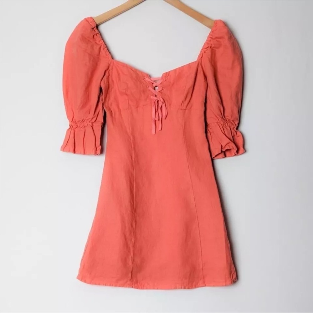 Aritzia Wilfred Stanza Linen Dress